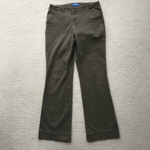 DOCKERS JILLIAN BOOT CUT DARK TAN SIZE 4 PANTS